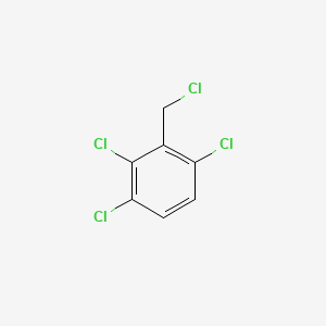1,2,4-trichloro-3-(chloromethyl)benzene structure, CAS 1424-79-9