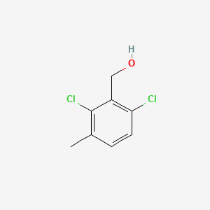 (2,6-dichloro-3-methylphenyl)methanol structure, CAS 1378814-84-6