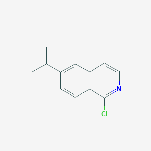 1-Chloro-6-isopropylisoquinoline structure, CAS 630422-59-2