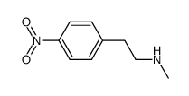 BenzeneethanaMine, N-Methyl-4-nitro- structure, CAS 85176-37-0