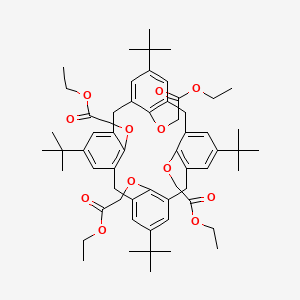 4-TERT-BUTYLCALIX[4]ARENE-TETRAACETIC ACID TETRAETHYL ESTER structure, CAS 97600-39-0