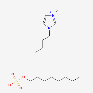 1-BUTYL-3-METHYLIMIDAZOLIUM OCTYLSULFATE structure, CAS 445473-58-5