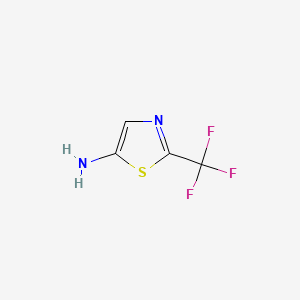 2-(trifluoromethyl)thiazol-5-amine structure, CAS 1367944-72-6