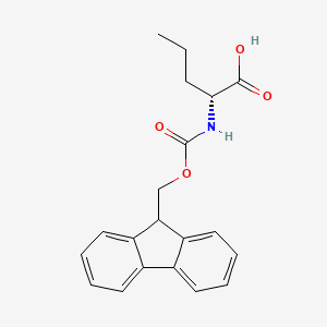 FMOC-D-NVA-OH structure, CAS 144701-24-6