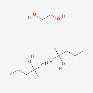 2,4,7,9-TETRAMETHYL-5-DECYNE-4,7-DIOL ETHOXYLATE structure, CAS 9014-85-1