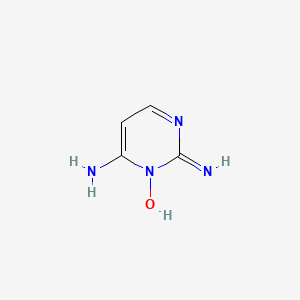 2,4-DIAMINO PYRIMIDINE-3-OXIDE structure, CAS 74638-76-9