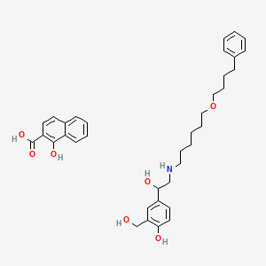 Salmeterol xinafoate structure, CAS 94749-08-3
