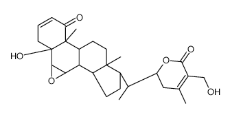12-DEOXYWITHASTRAMONOLIDE structure, CAS 60124-17-6