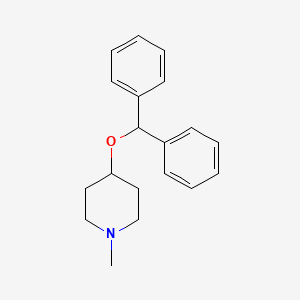 diphenylpyraline structure, CAS 147-20-6