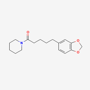 TETRAHYDROPIPERINE structure, CAS 23434-88-0