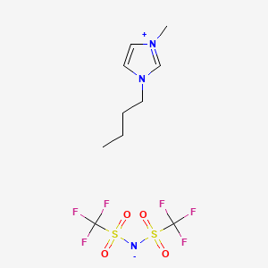 1-Butyl-3-methylimidazolium bis- (trifluoromethylsulfonyl) imide structure, CAS 174899-83-3