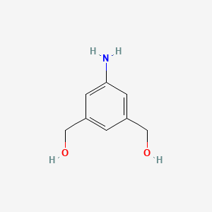 (5-Amino-1,3-phenylene)dimethanol structure, CAS 71176-54-0