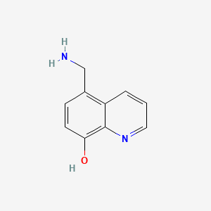 5-AMINOMETHYL-QUINOLIN-8-OL structure, CAS 81748-72-3