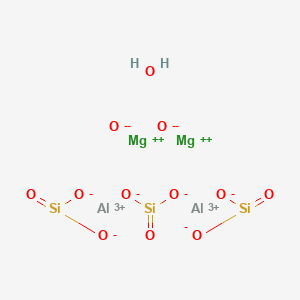Magnesium aluminometasilicate structure, CAS 12408-47-8