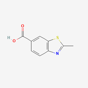 2-METHYL-1,3-BENZOTHIAZOLE-6-CARBOXYLIC ACID structure, CAS 6941-28-2