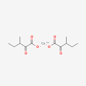 3-METHYL-2-OXOVALERIC ACID CALCIUM SALT structure, CAS 66393-67-7