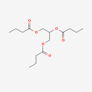 Tributyrin structure, CAS 60-01-5