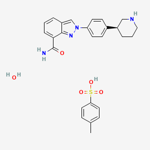 Niraparib tosylate structure, CAS 1613220-15-7