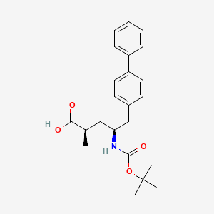 (2R,4S)-5-(Biphenyl-4-yl)-4-[(tert-butoxycarbonyl)amino]-2-methylpentanoic acid structure, CAS 1012341-50-2