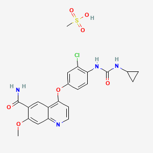 lenvatinib Mesylate structure, CAS 857890-39-2
