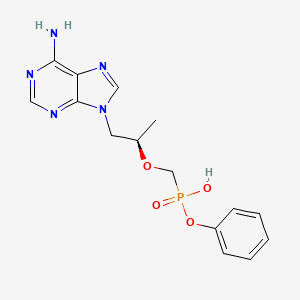[[(1R)-2-(6-aMino-9H-purin-9-yl)-1-Methylethoxy]Methyl]-, Monophenylester structure, CAS 379270-35-6