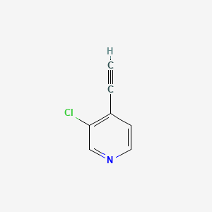 3-chloro-4-ethynylpyridine structure, CAS 1196156-71-4