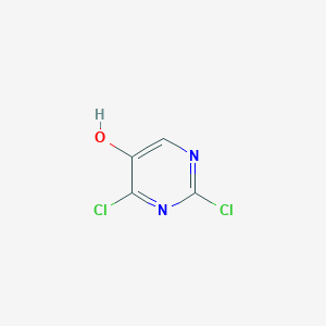 2,4-dichloropyrimidin-5-ol structure, CAS 1395037-19-0