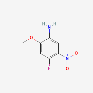 4-fluoro-2-Methoxy-5-nitroaniline structure, CAS 1075705-01-9