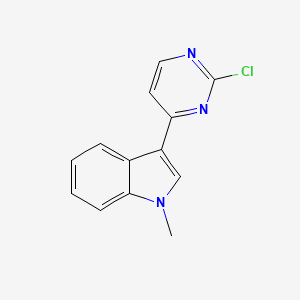 -(2-chloropyriMidin-4-yl)-1-Methylindole structure, CAS 1032452-86-0