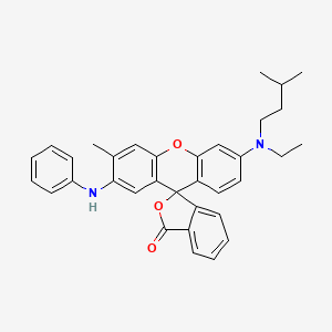 3-N-isoamyl-N-ethylamino-6-methyl-7-Anilino fluoran structure, CAS 70516-41-5