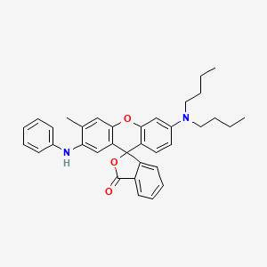 -Anilino-6-dibutylamino-3-methylfluoran structure, CAS 89331-94-2