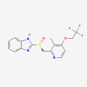 R-(+)-Lansoprazole structure, CAS 138530-94-6