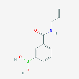 (3-ALLYLAMINOCARBONYL)BENZENEBORONIC ACID structure, CAS 850567-29-2