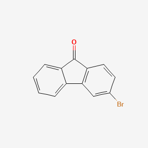 3-Bromo-9H-fluoren-9-one structure, CAS 2041-19-2