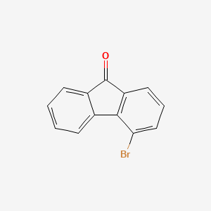 4-Bromo-9H-fluoren-9-one structure, CAS 4269-17-4