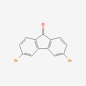 3,6-Dibromo-fluoren-9-one structure, CAS 216312-73-1