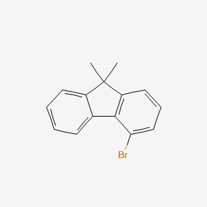 4-BroMo-9,9-diMethyl fluorene structure, CAS 942615-32-9