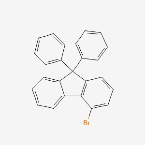 4-BroMo-9,9-diphenyl-9H-fluorene structure, CAS 713125-22-5