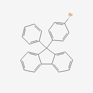 9-(4-Bromophenyl)-9-phenylfluorene structure, CAS 937082-81-0