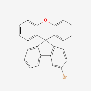 3-bromospiro[fluorene-9,9'-xanthene] structure, CAS 1609484-28-7
