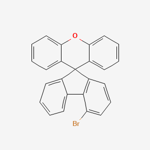 4-Bromo-spiro[9H-fluorene-9,9'-[9H]xanthene] structure, CAS 1609484-45-8