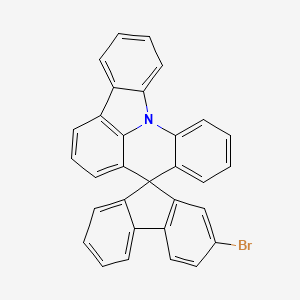 2-bromosprio[fluorene-9,8'-indolo[3,2,1-de]acridine] structure, CAS 902518-12-1