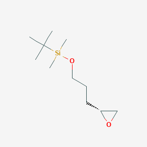 (R)-tert-butyldimethyl(3-(oxiran-2-yl)propoxy)silane structure, CAS 197229-73-5