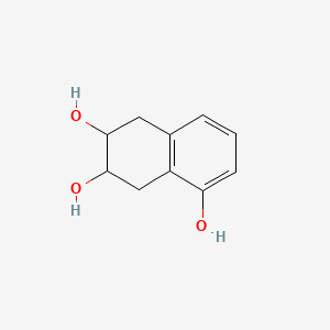 5,6,7,8-tetrahydronaphthalene-1,6,7-triol structure, CAS 344764-57-4