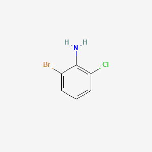 2-bromo-6-chloro-Benzenamine structure, CAS 59772-49-5