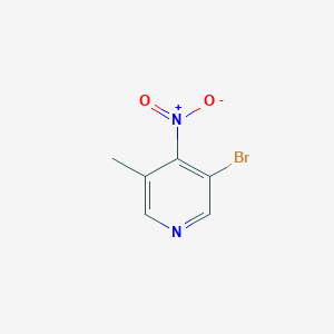 3-BROMO-5-METHYL-4-NITROPYRIDINE structure, CAS 1379323-18-8