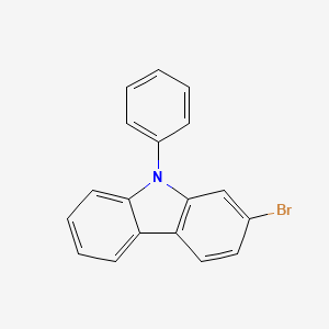 2-Bromo-9-phenyl-9H-carbazole structure, CAS 94994-62-4