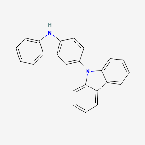 3-(9H-Carbazole-9-yl)-9H-carbazole structure, CAS 18628-07-4