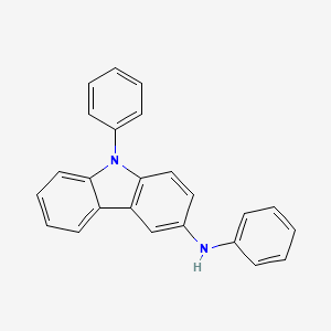 N,9-diphenyl-9H-carbazol-3-amine structure, CAS 894791-43-6