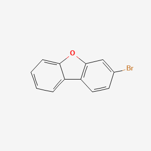 3-Bromodibenzofuran structure, CAS 26608-06-0